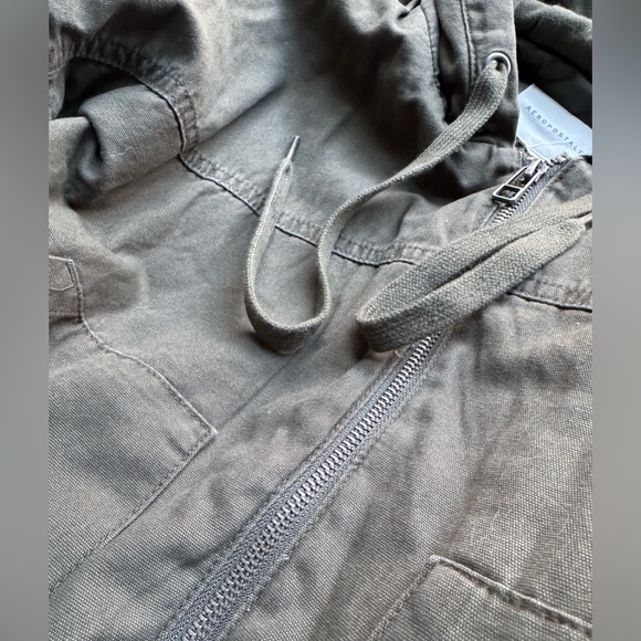 AEROPOSTALE Olive Green Jacket Coat Large L - Picture 4 of 5